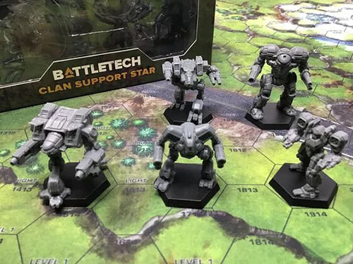 BattleTech Clan Support Star – PSI Playhouse